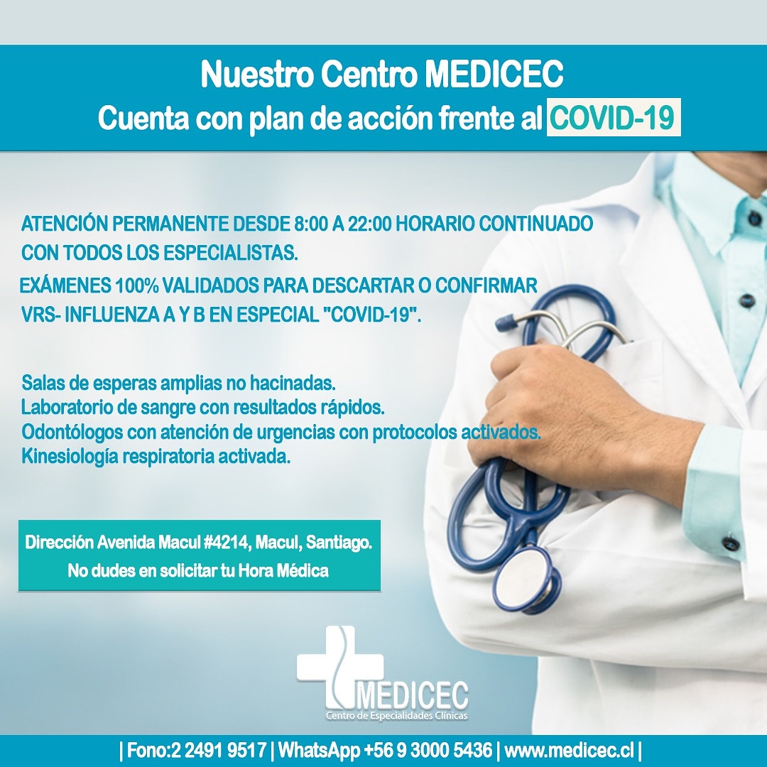 Clinica medicec examen covid 19 Macul